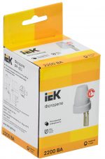 ფოტორელე ФР-601 2200ВА IP44 რუხი IEK - Image 2