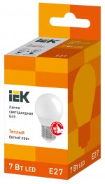 ნათურა შუქდიოდური G45 ბუშტი 7ვტ 230ვ 3000კ E27 IEK - Image 3