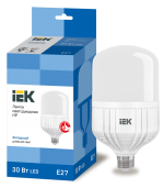 ნათურა შუქდიოდური HP 30ვტ 230ვ 6500კ E27 IEK