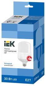 ნათურა შუქდიოდური HP 30ვტ 230ვ 6500კ E27 IEK - Image 3