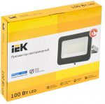პროჟექტორი შუქდიოდური СДО 07-100 IP65 რუხი IEK - Image 3