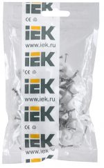 ქურო 10მმ ბრტყელი პლასტმასის (100 ცლ) IEK - Image 2