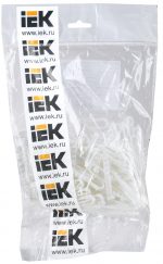 დიუბელ-ქურო 5-10მმ ნეილონი თეთრი d=5მმ (100ცლ) IEK - Image 2