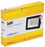 პროჟექტორი შუქდიოდური СДО 06-50 IP65 6500კ შავი IEK - Image 2